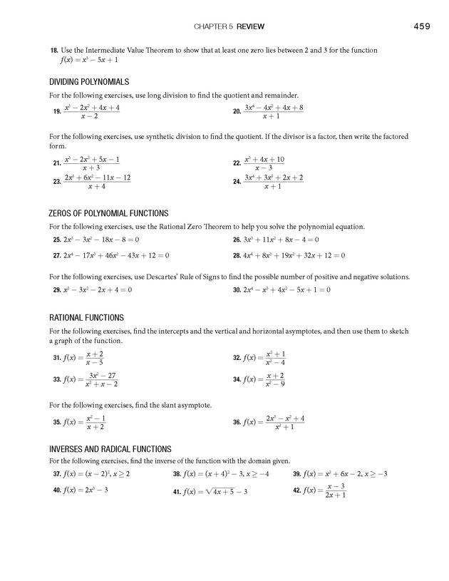 Algebra and Trigonometry - Front Matter 477